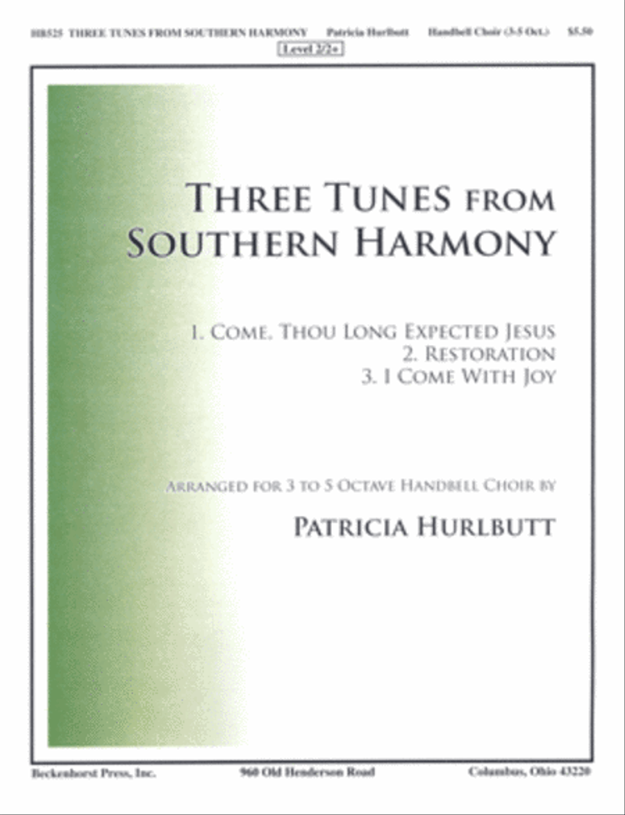 Three Tunes from Southern Harmony 5-Octaves scores gallery preview page 1