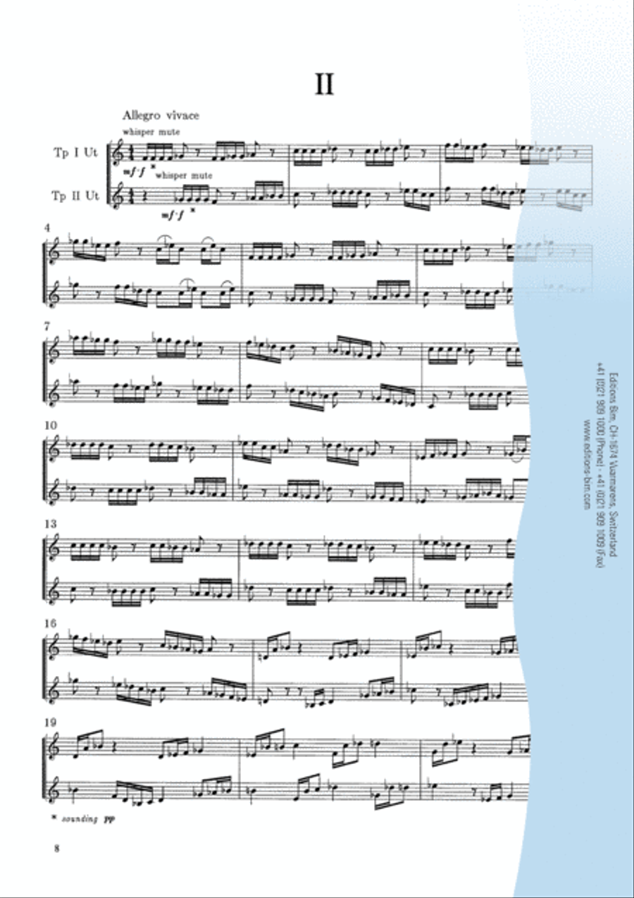 4 Sketches Brass Quintet scores gallery preview page 4