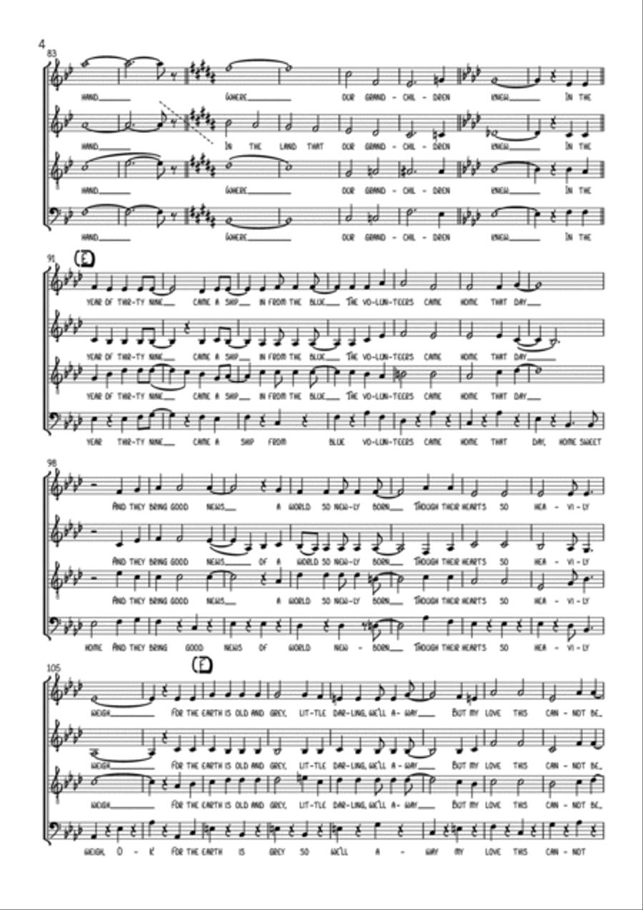 '39 '39 4-Part scores gallery preview page 4