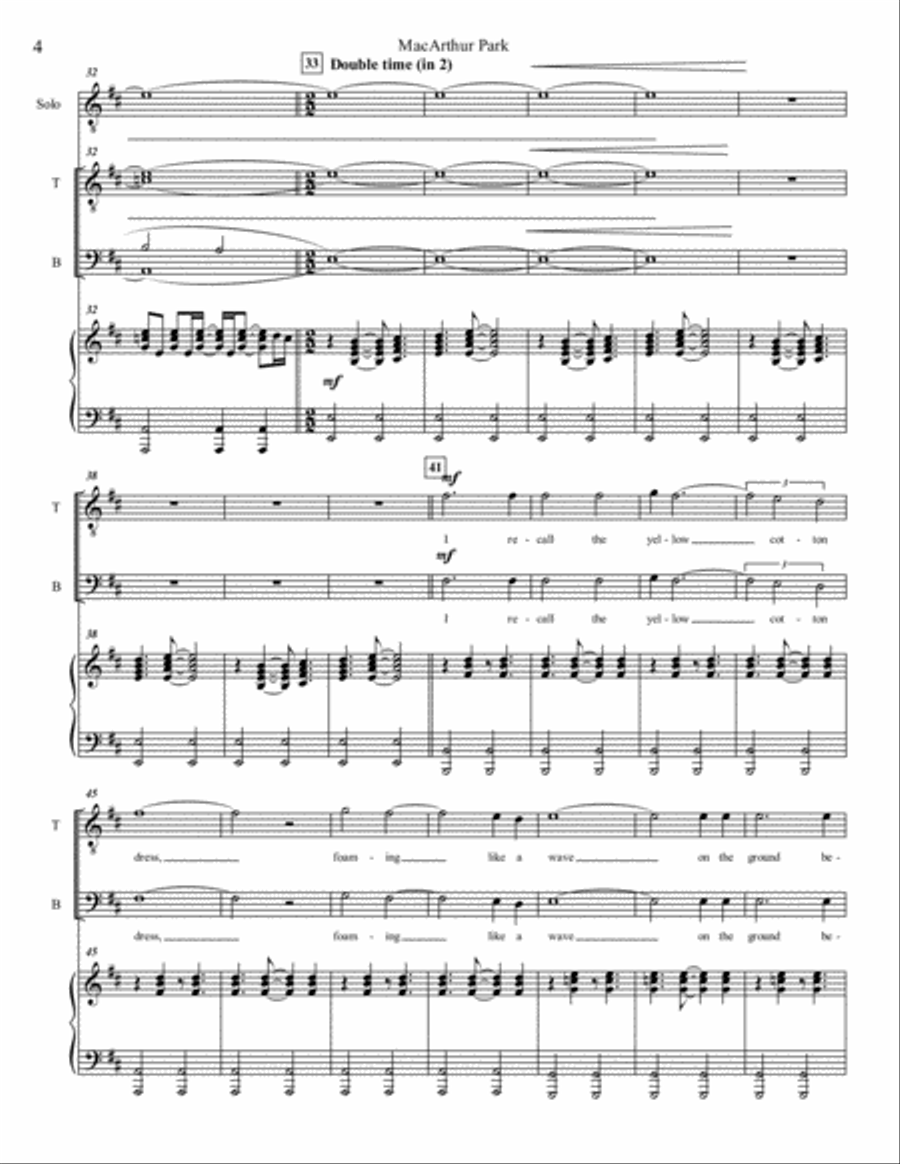 Macarthur Park TTBB scores gallery preview page 4