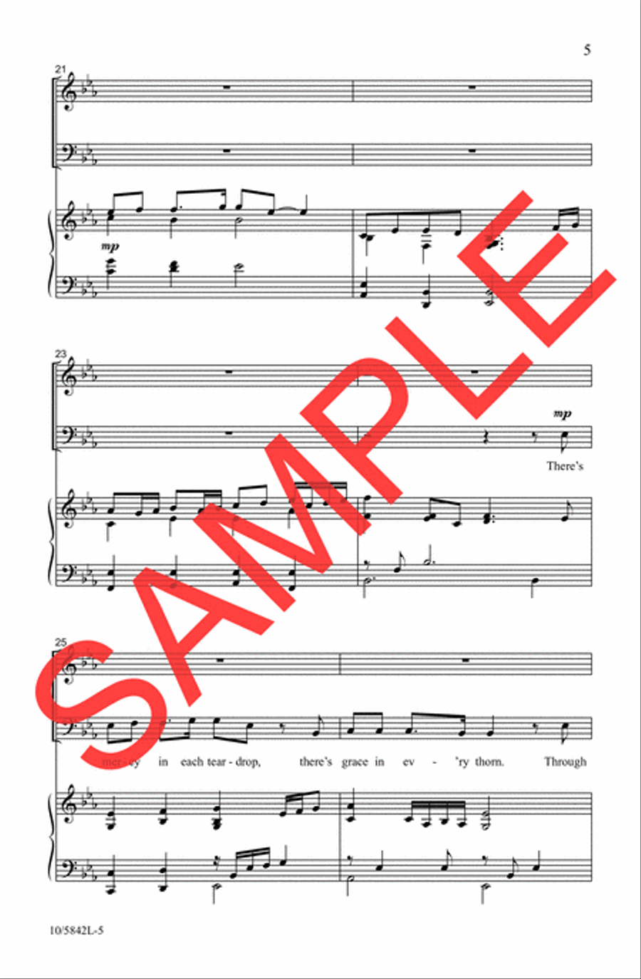 Fix Your Eyes On Christ Fix Your Eyes On Christ 4-Part scores gallery preview page 5