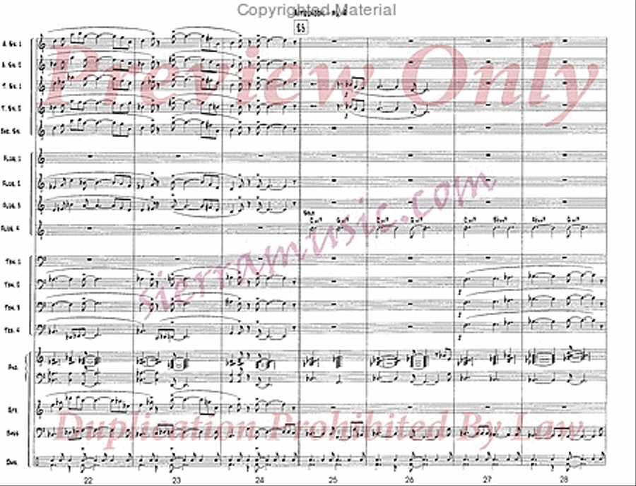 Afternoon Jazz Ensemble scores gallery preview page 5