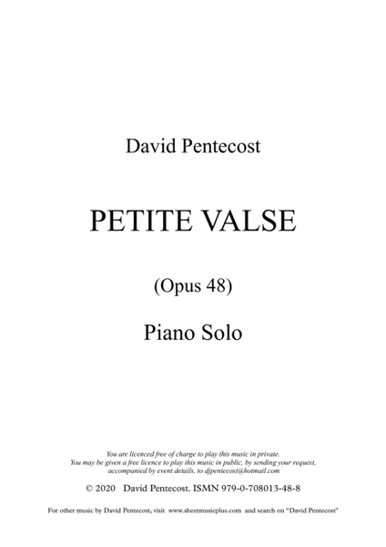 Petite Valse, Opus 48