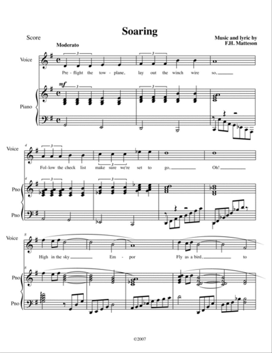 Soaring Tenor Voice scores gallery preview page 2