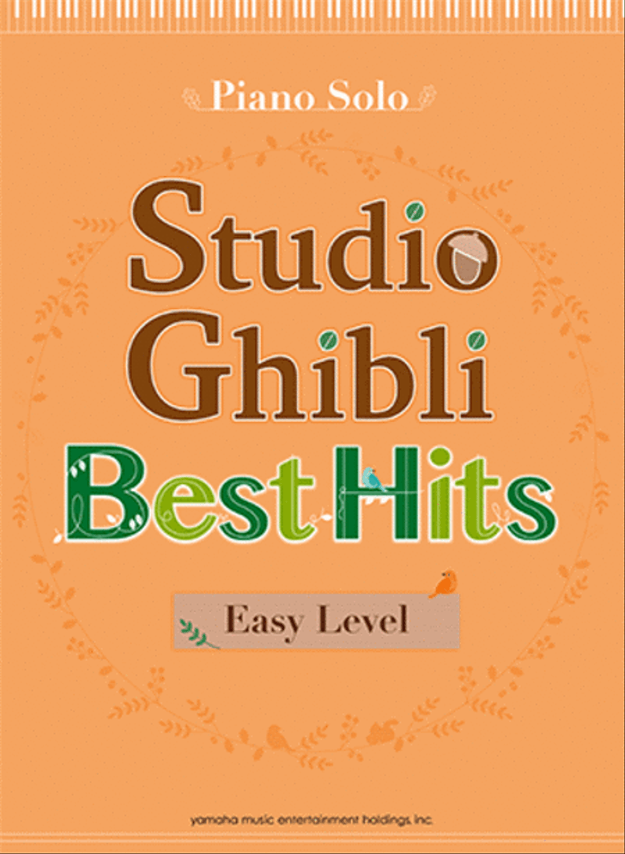 Studio Ghibli Best Hit 10 Easy Level/English Version Voice - Sheet Music