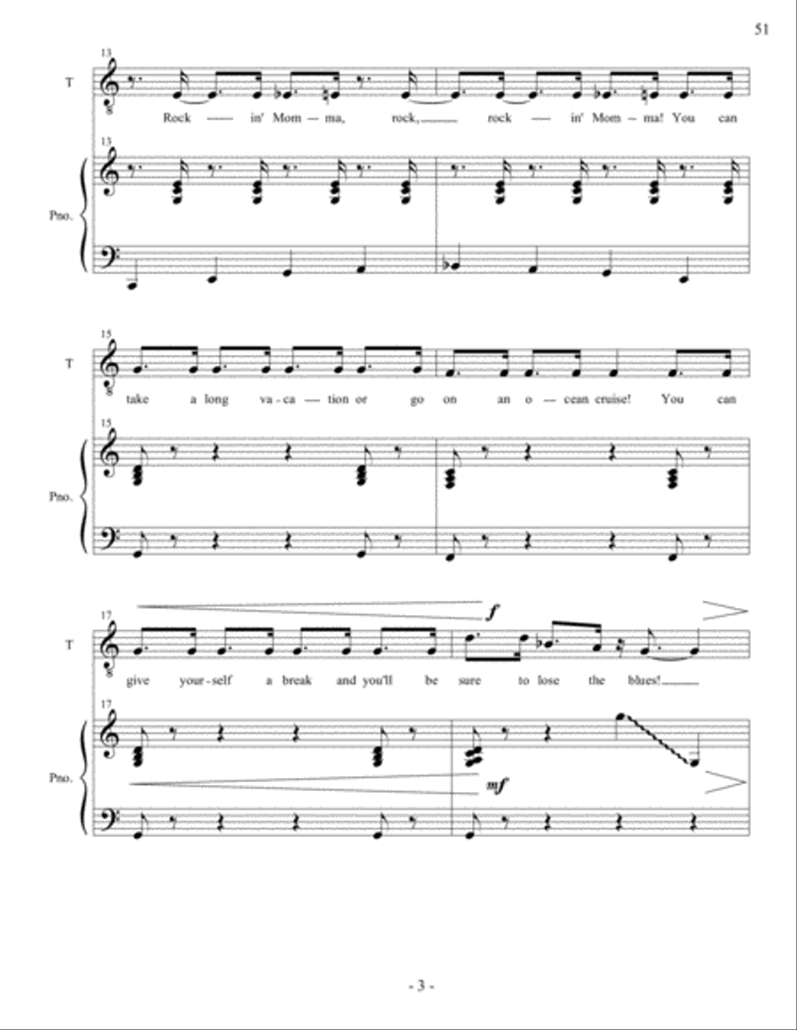 Rockin' Momma Voice scores gallery preview page 3