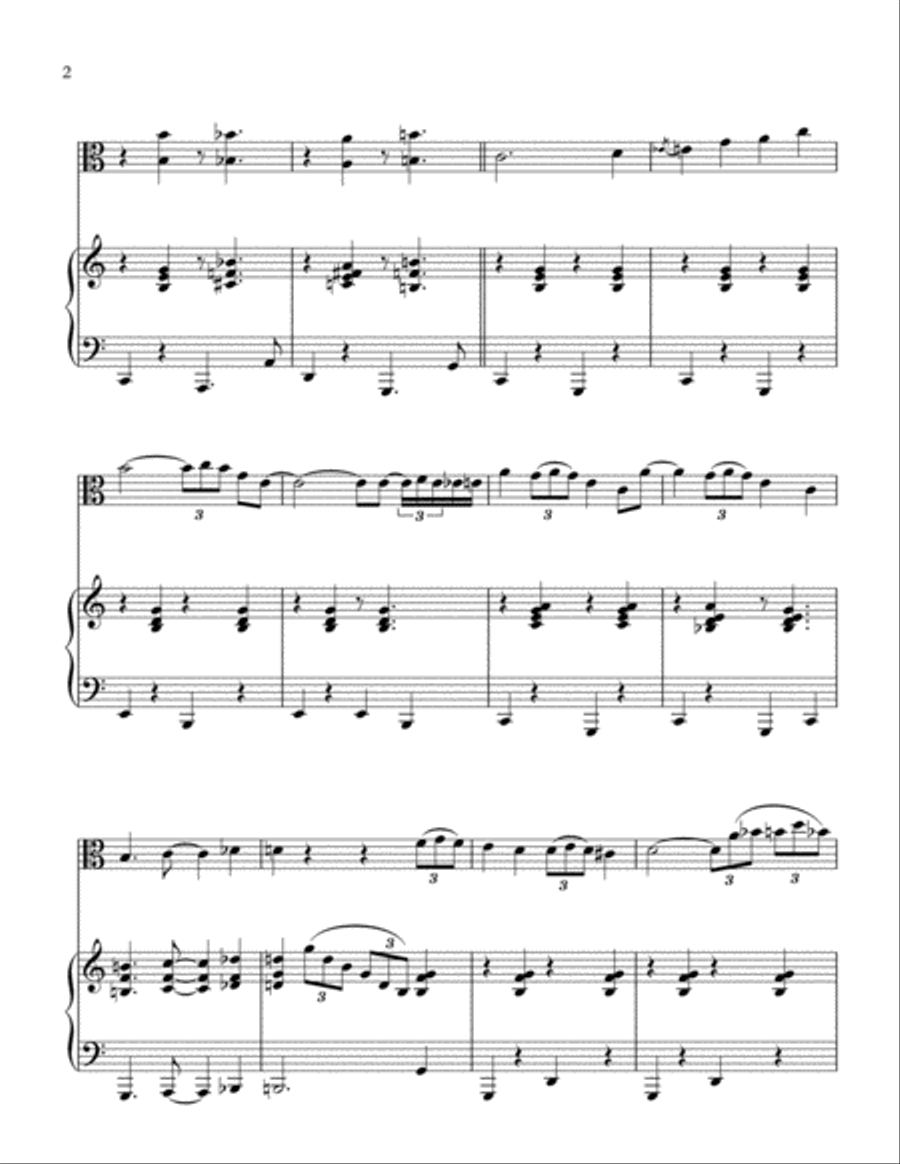 I Saw Mommy Kissing Santa Claus Viola scores gallery preview page 3