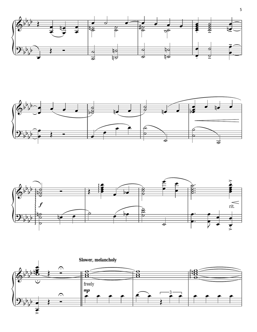 Be Our Guest (from Beauty And The Beast) Piano Solo scores gallery preview page 5