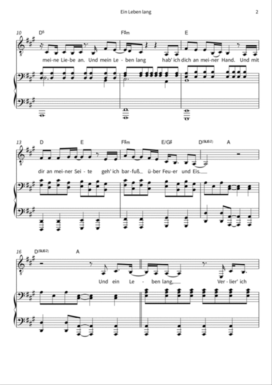 Ein Leben lang Voice Solo scores gallery preview page 4