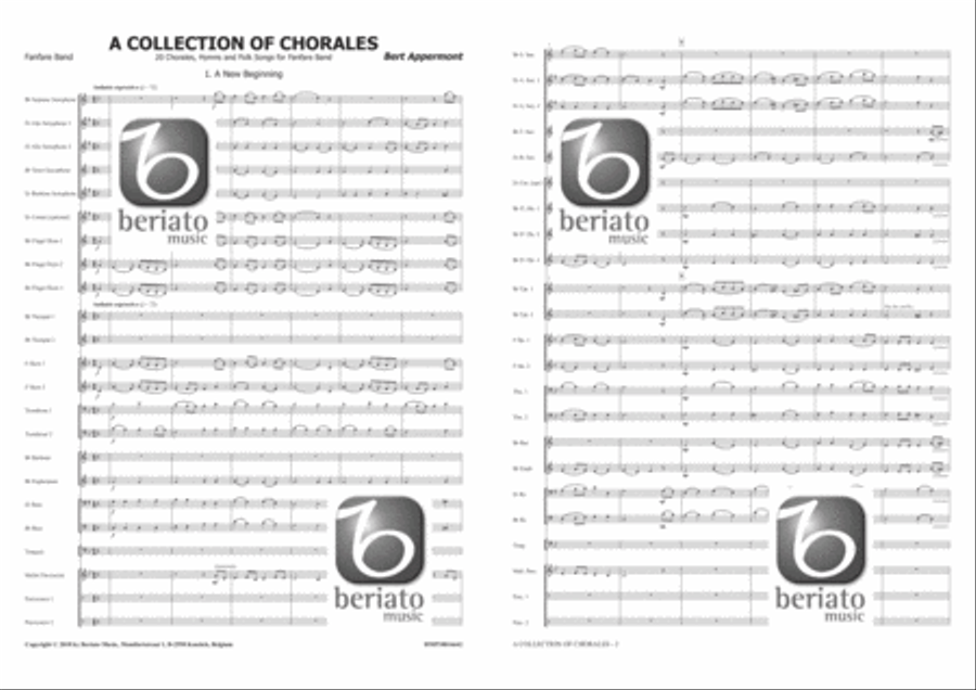A Collection of Chorales Choir scores gallery preview page 2