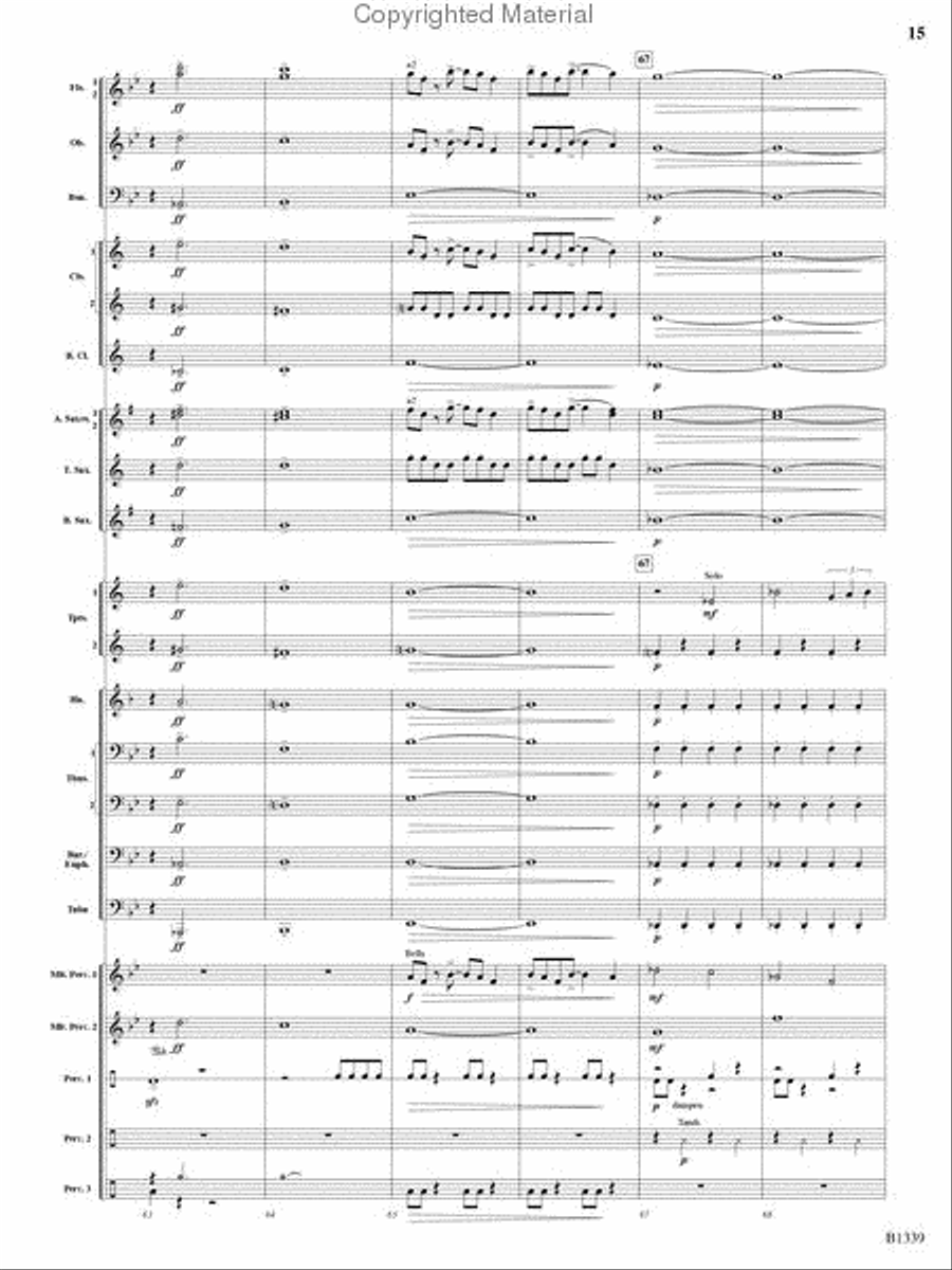 The Impossible Machine Concert Band scores gallery preview page 14