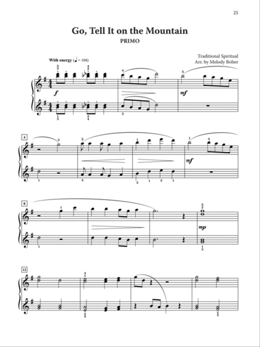 Christmas Memories for Two, Book 1 Small Ensemble scores gallery preview page 5