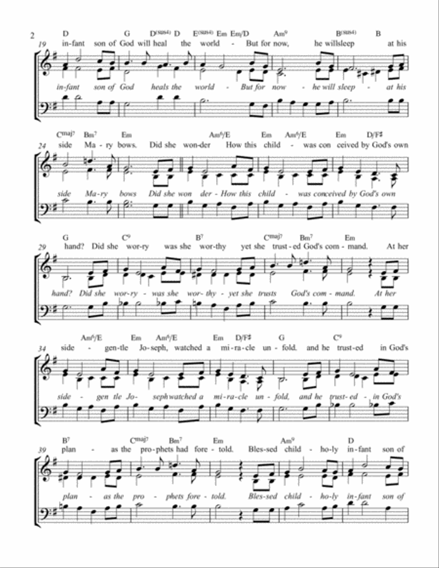 Blessed Child Blessed Child 3-Part scores gallery preview page 2