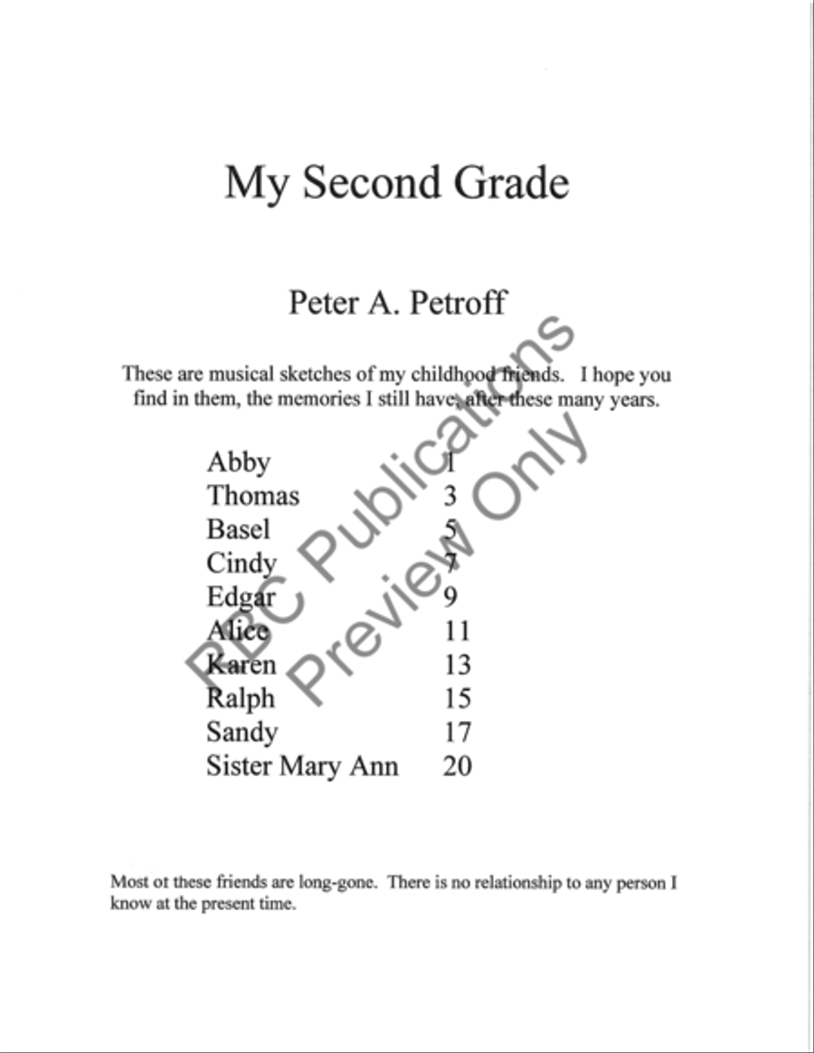 My Second Grade Piano Solo Collection Piano Solo scores gallery preview page 3