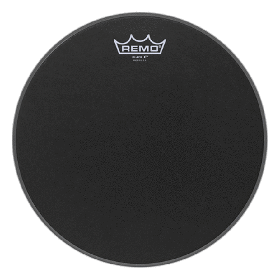 Batter, Black X, 12“ Diameter, Black Dot Bottom Musical Instruments scores gallery preview page 1