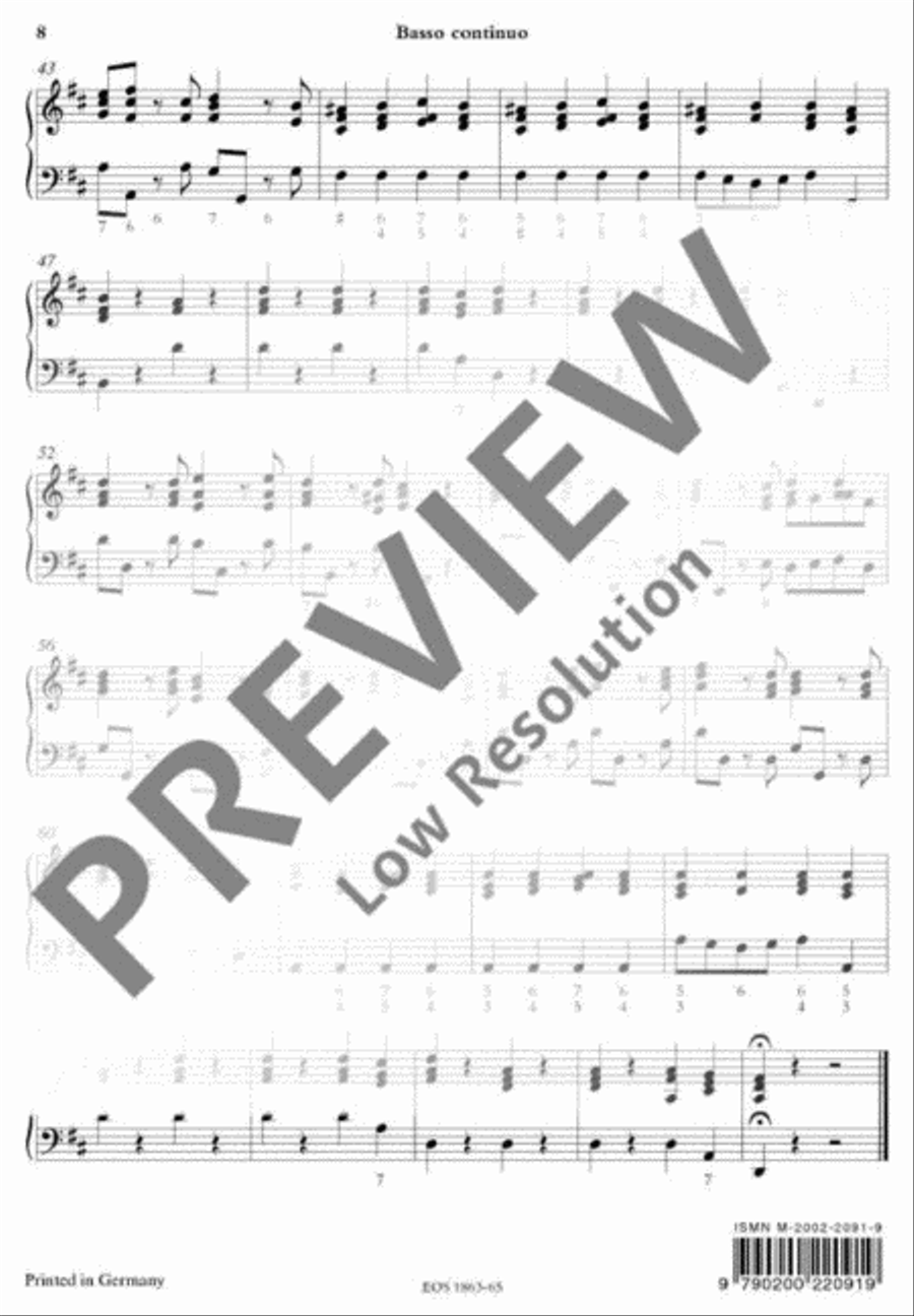 Concerto Grosso Concerto Grosso Basso Continuo scores gallery preview page 8