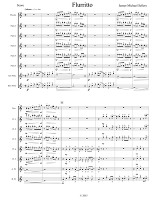 Flurrito (for Flute Choir)
