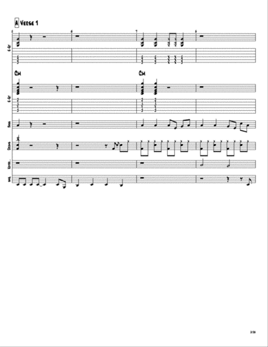 It's My Life Piano, Vocal, Guitar scores gallery preview page 2