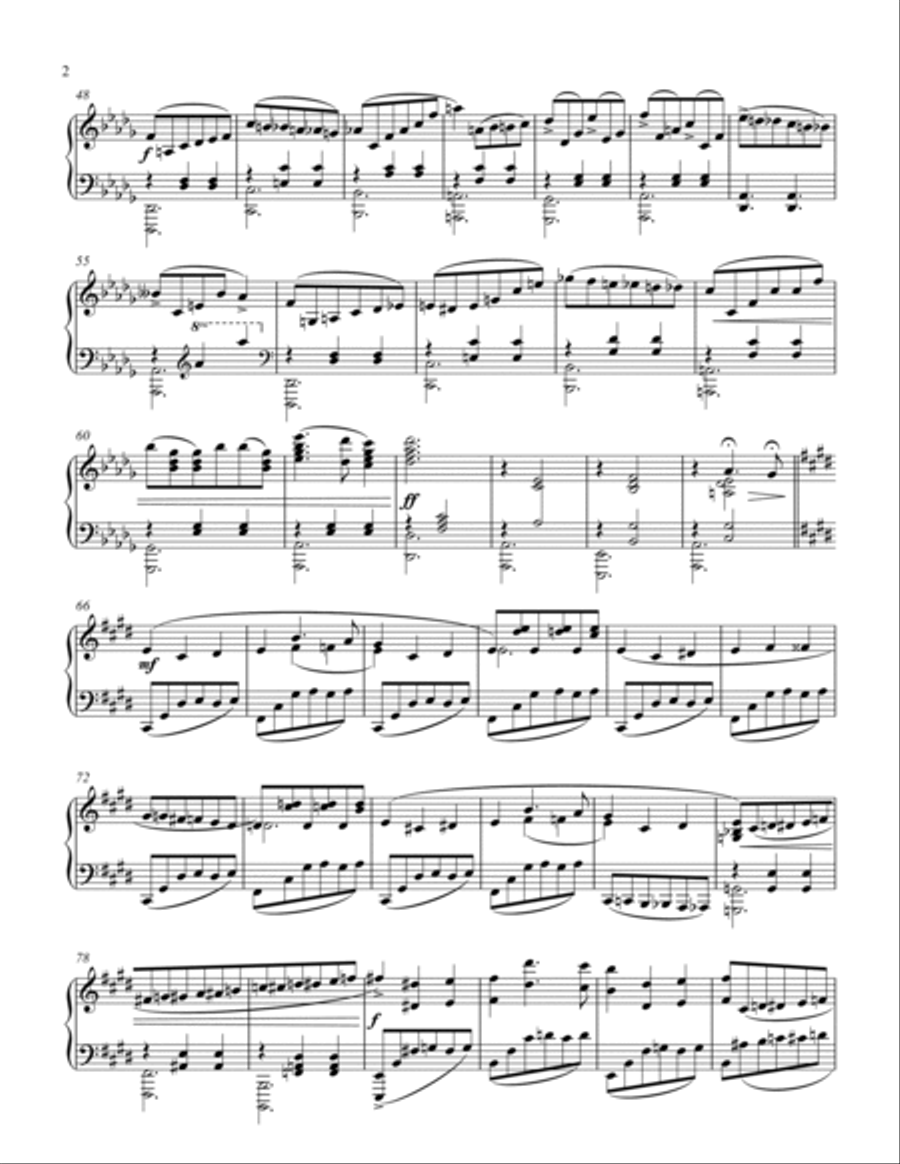 Le Diable au corps (Waltz for Piano) Piano Solo scores gallery preview page 2