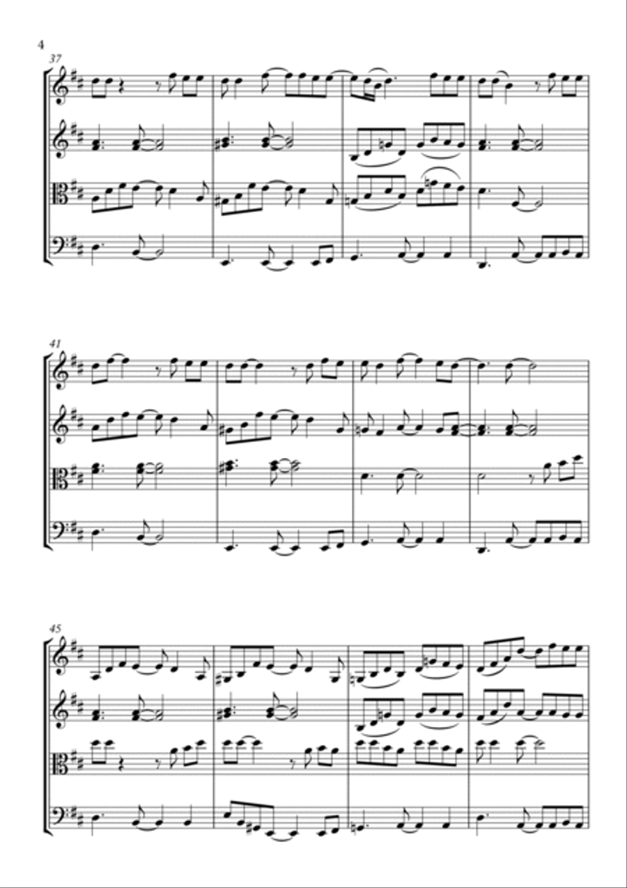 Everything String Quartet scores gallery preview page 4