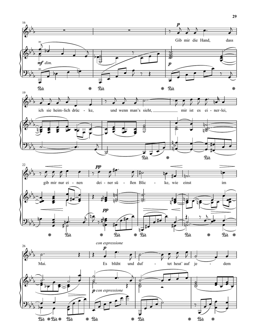 Allerseelen (High Voice) High Voice scores gallery preview page 2