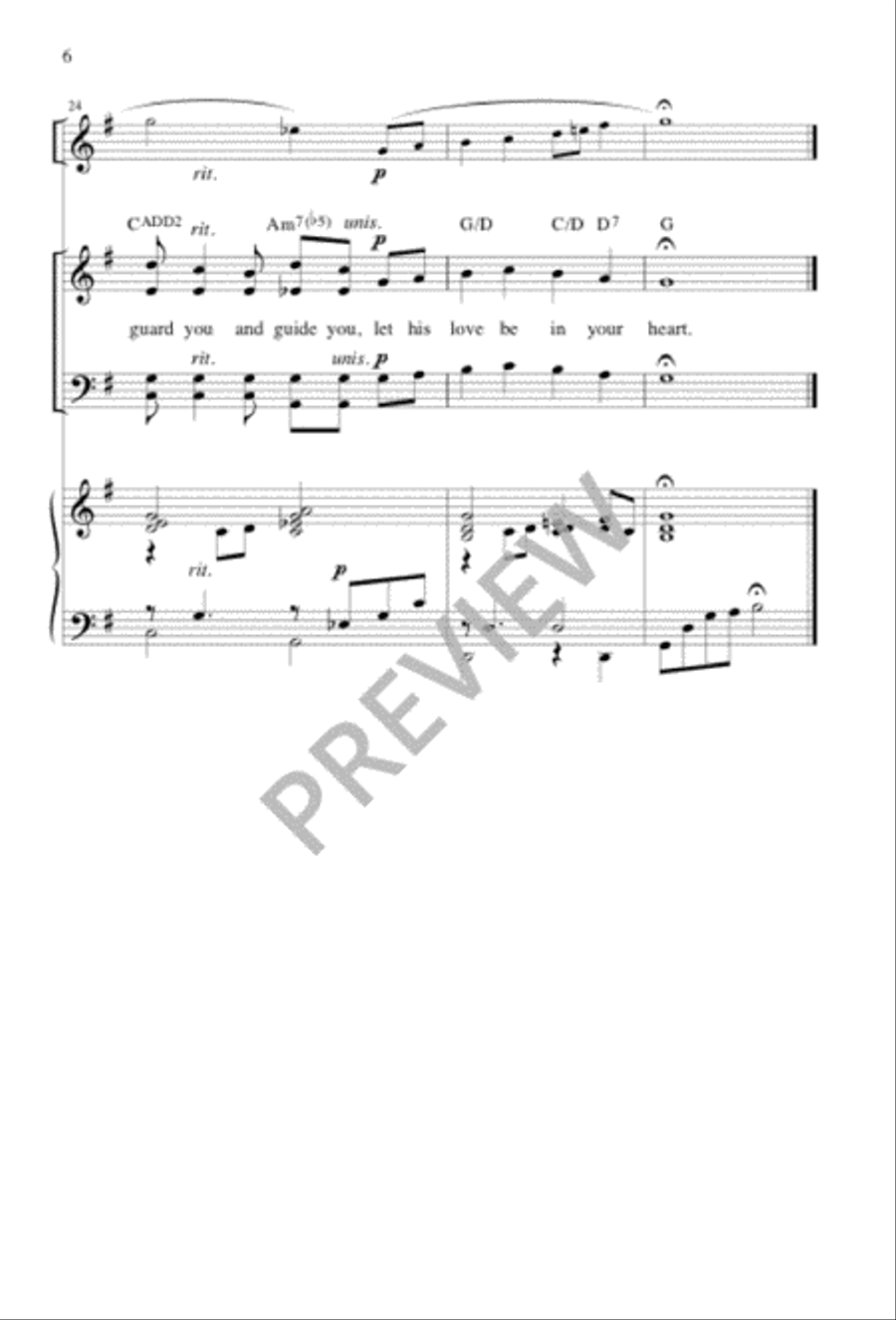 Benediction 4-Part scores gallery preview page 6