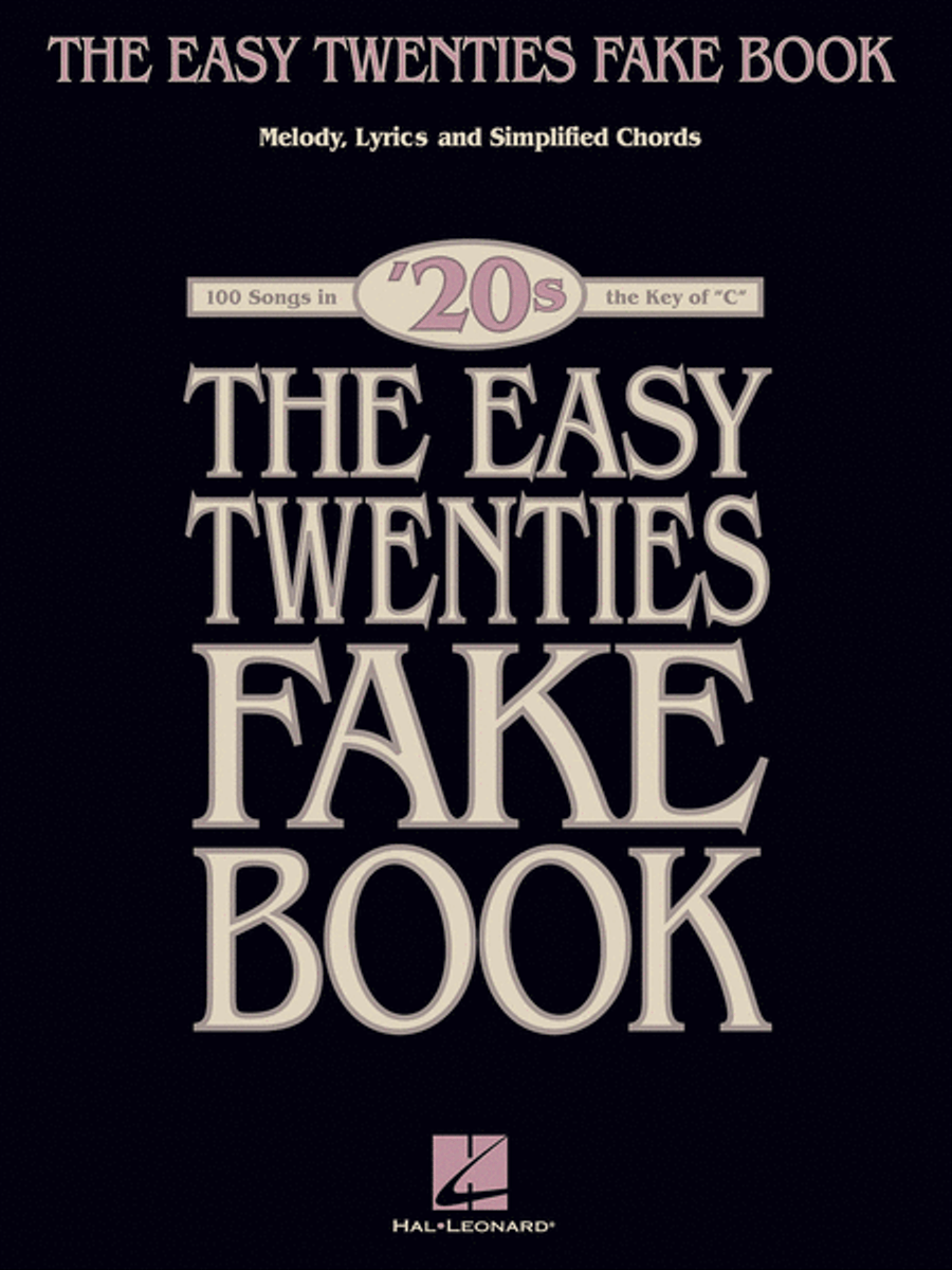 The Easy Twenties Fake Book Piano scores gallery preview page 1