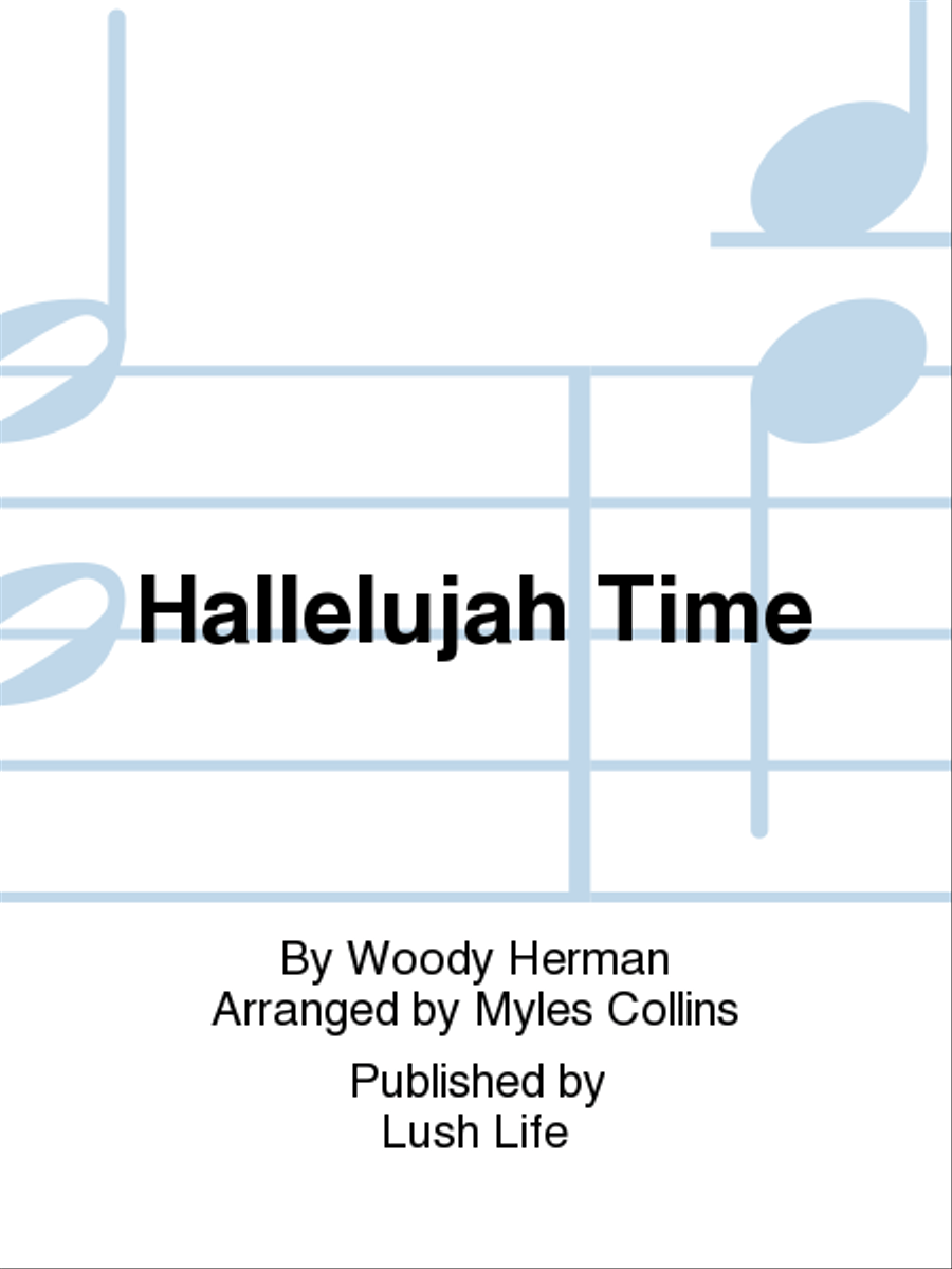 Hallelujah Time Hallelujah Time Big Band scores gallery preview page 1