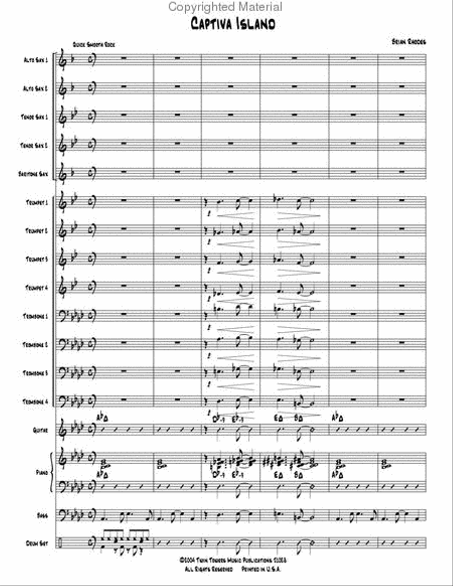 Captiva Island Captiva Island Jazz Ensemble scores gallery preview page 3