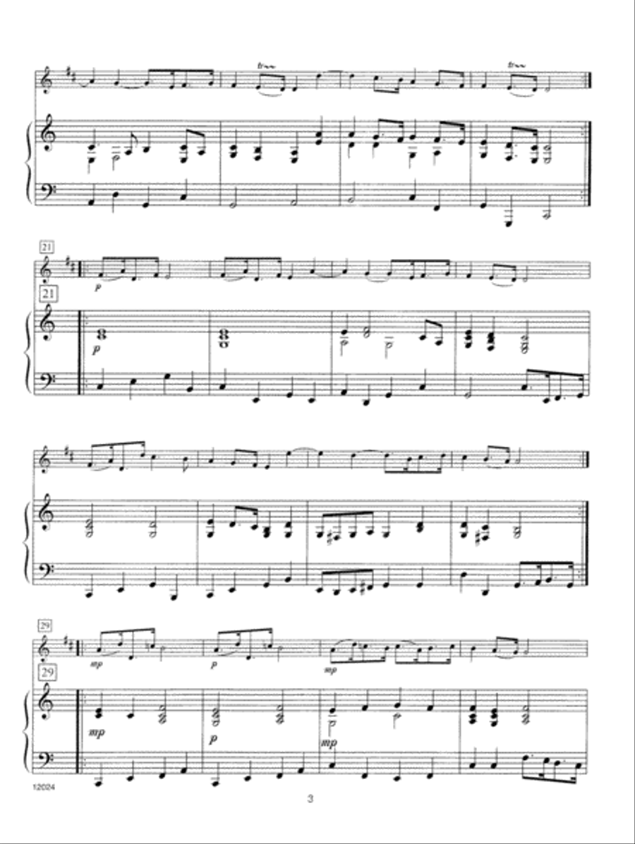 Wedding Masterworks - Trumpet book & MP3's B-Flat Trumpet scores gallery preview page 3