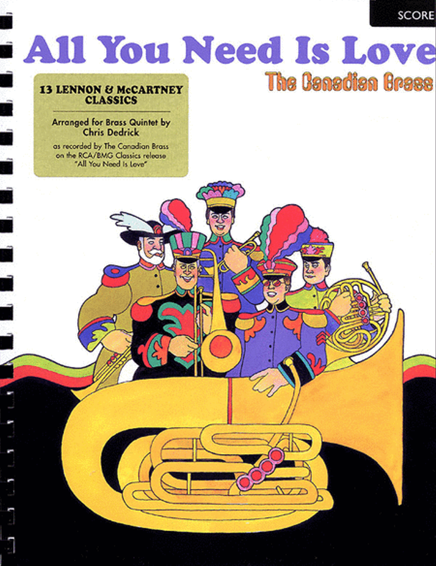 All You Need Is Love All You Need Is Love Brass Quintet scores gallery preview page 1