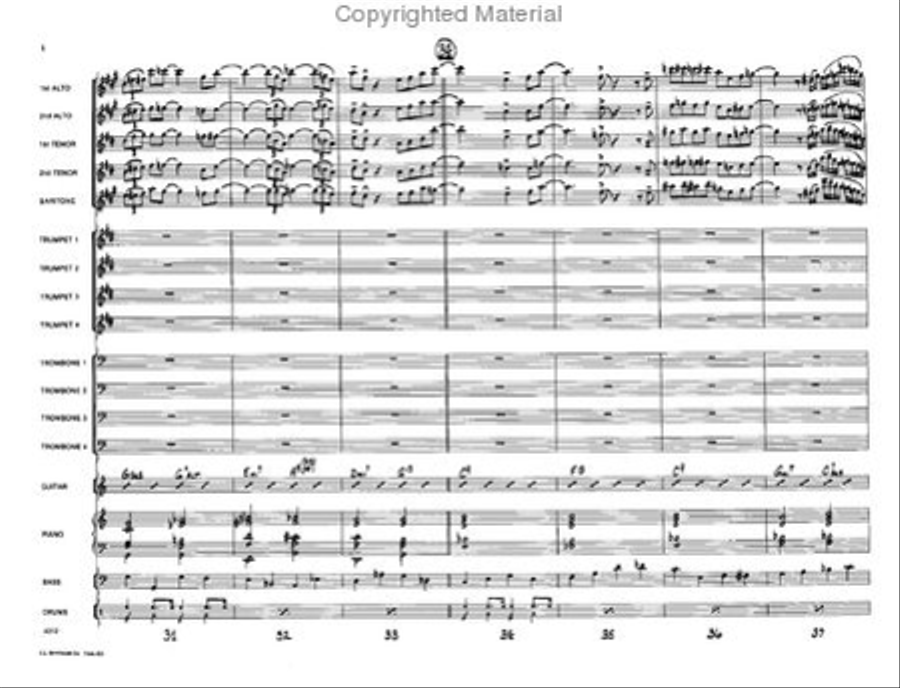 Sax-O-Rama Sax-O-Rama Jazz Ensemble scores gallery preview page 6