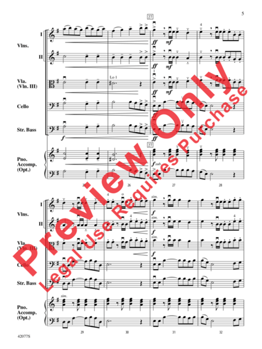 The Explorers String Orchestra scores gallery preview page 7