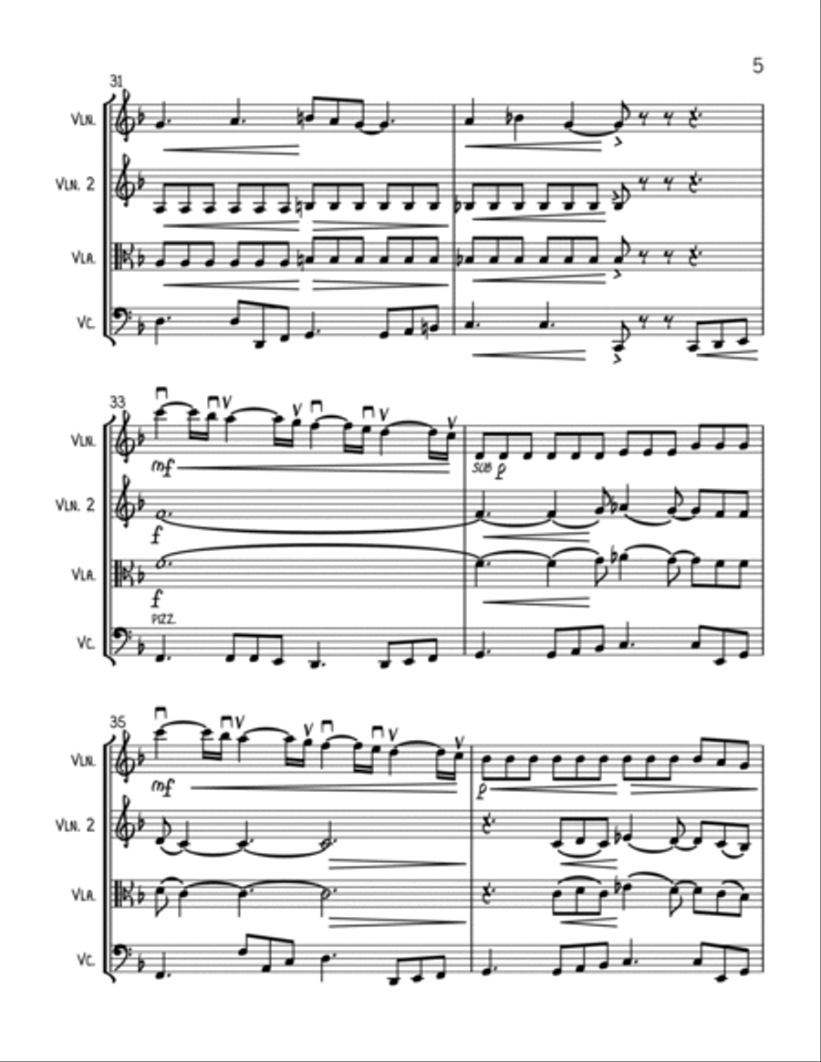 At Last String Trio scores gallery preview page 5