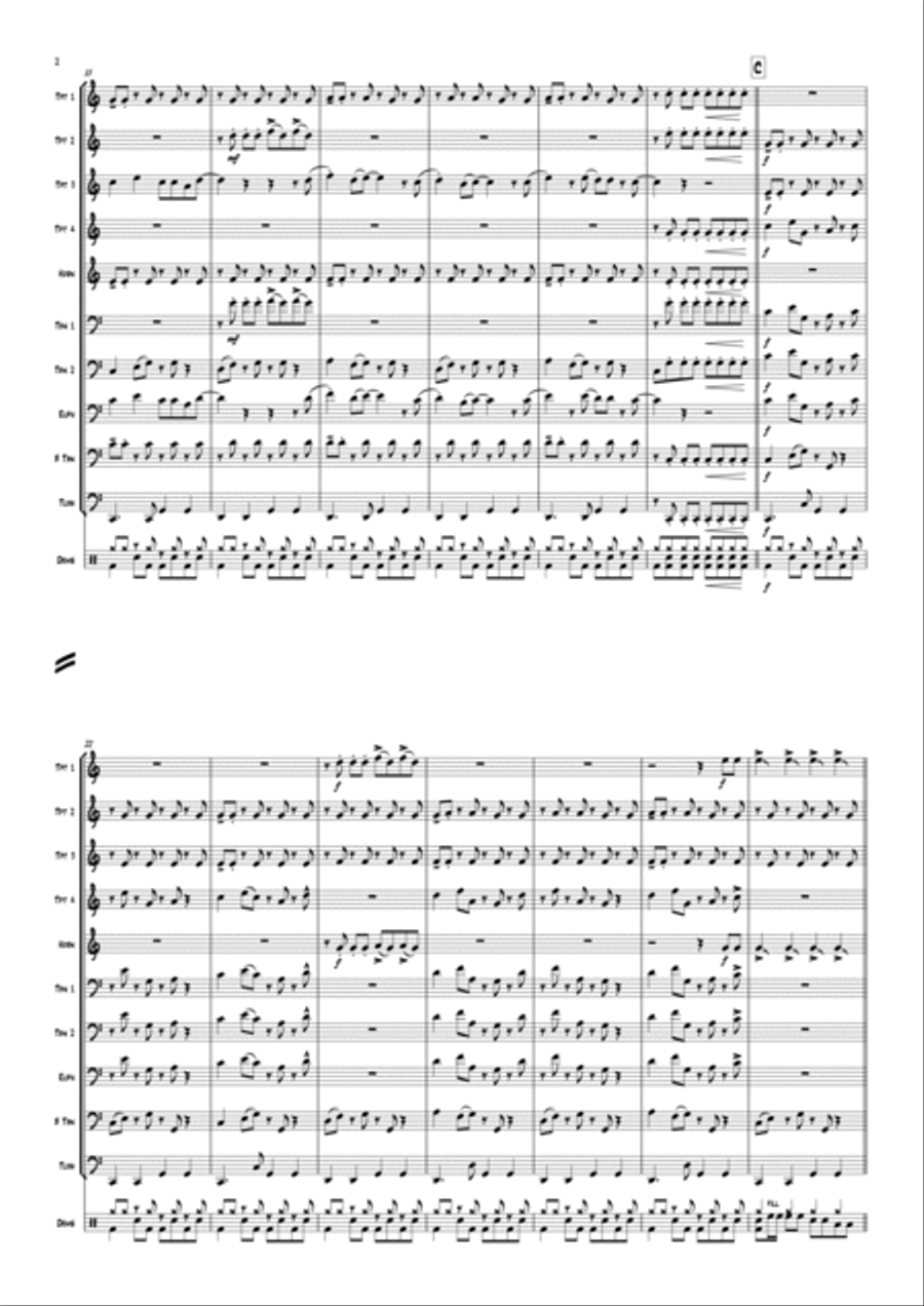 Mambo Mambo Euphonium scores gallery preview page 4