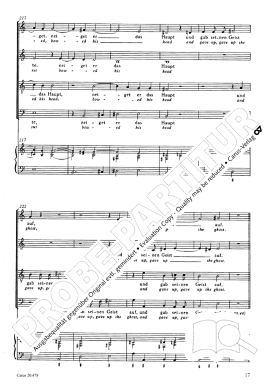 The seven last words from the cross SATTB scores gallery preview page 24