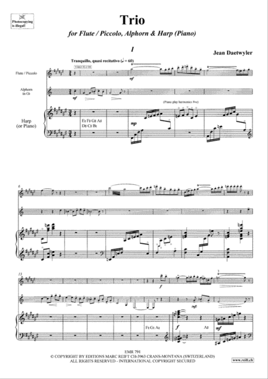 Trio Flute scores gallery preview page 3