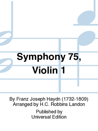 Symphony 75, Violin 1