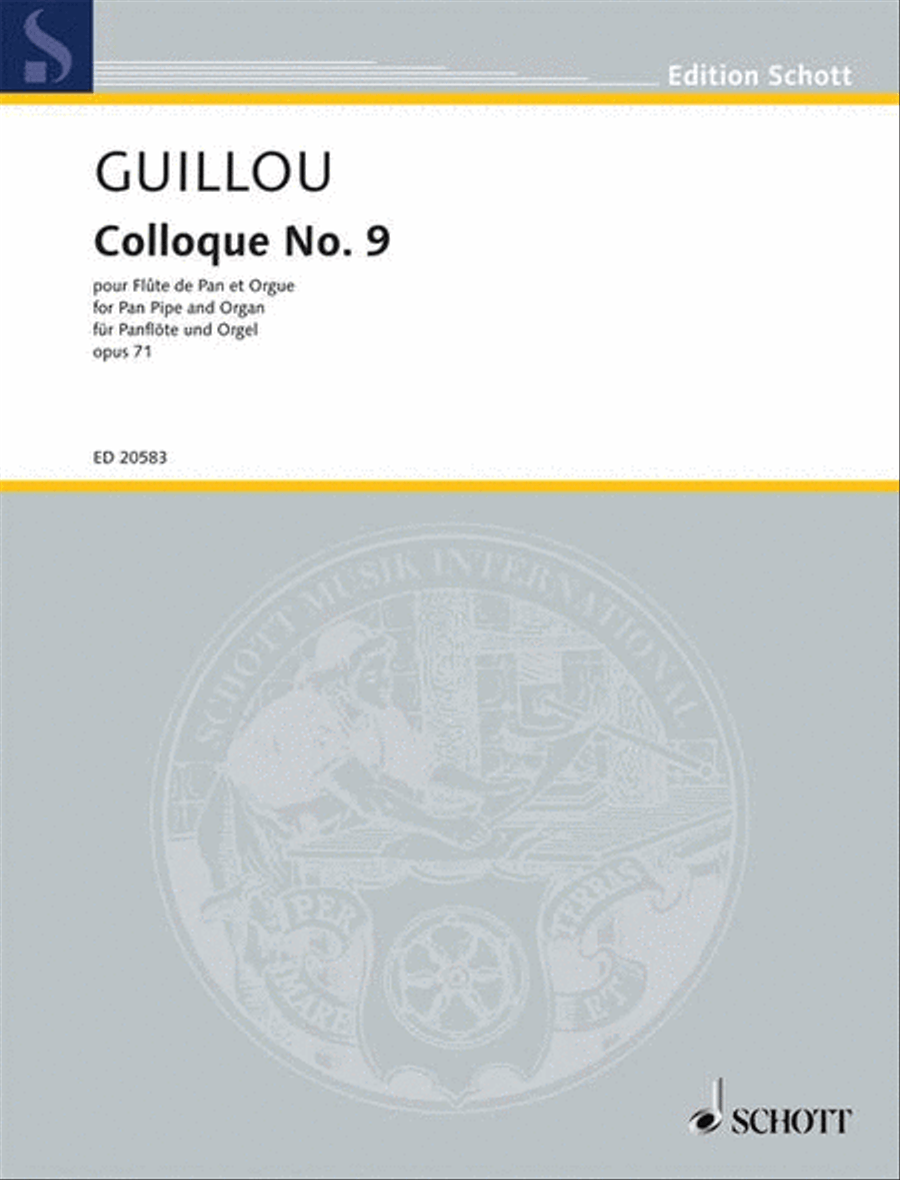 Colloque No. 9, Op. 71 Organ scores gallery preview page 1
