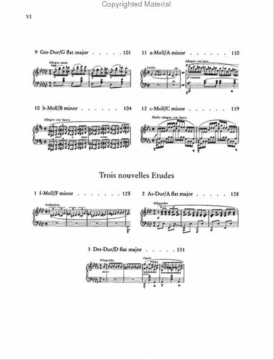 The Complete Etudes, Op. 10 / Op. 25 Chamber Music scores gallery preview page 4