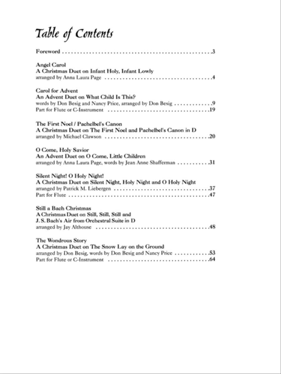Carols for Two - Any Voice Combination (Book) Small Ensemble scores gallery preview page 2