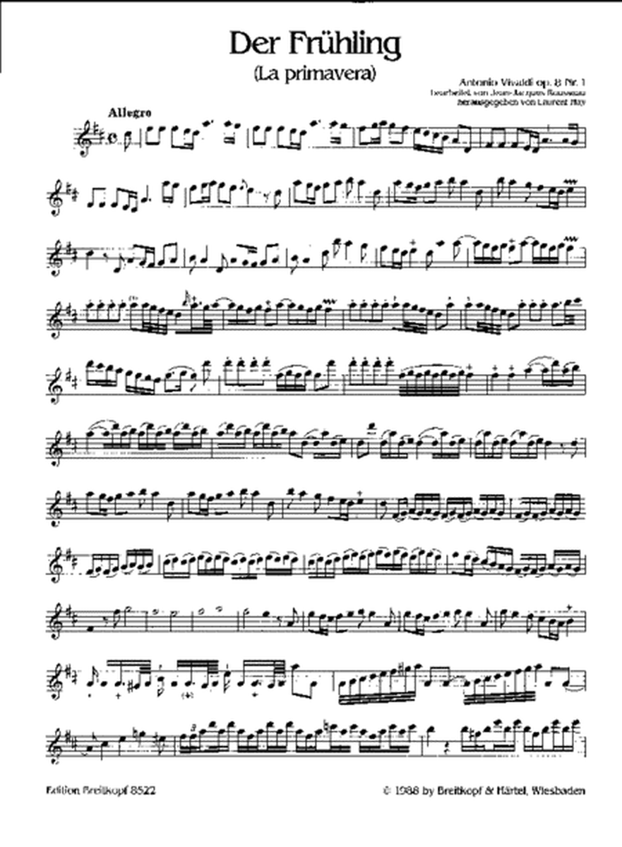 The Spring from the "Four Seasons" Op. 8 No. 1