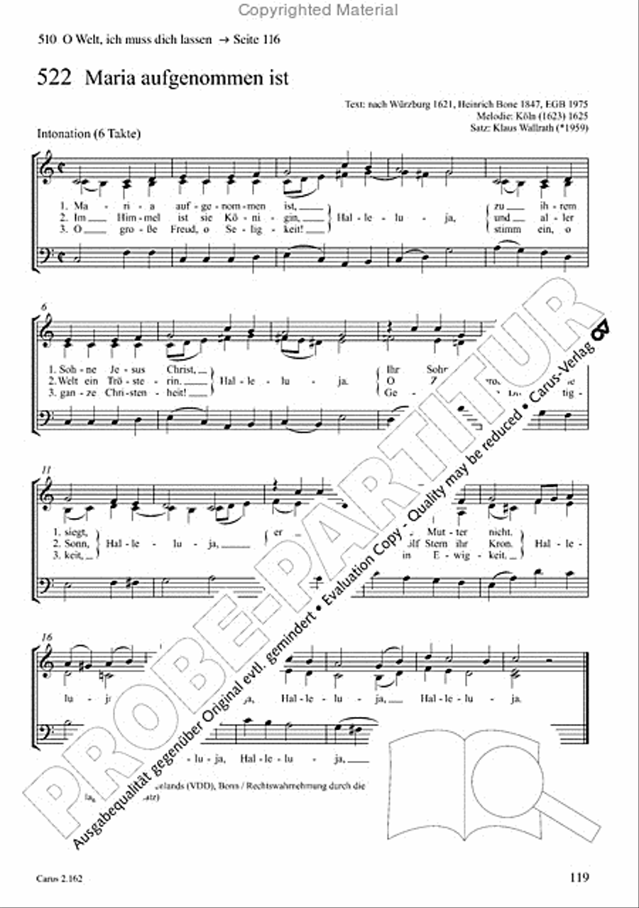 Chorbuch Gotteslob SAM 3-Part scores gallery preview page 120