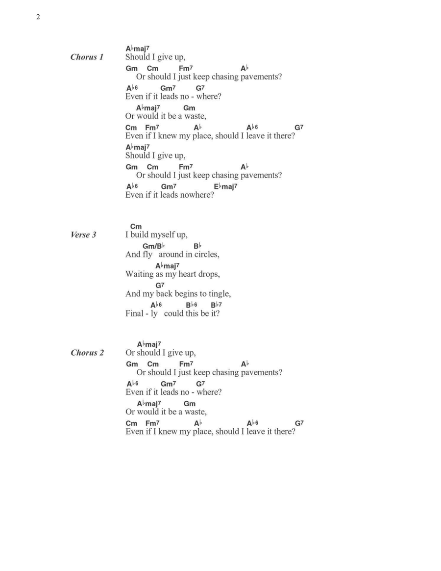 Chasing Pavements Acoustic Guitar scores gallery preview page 2