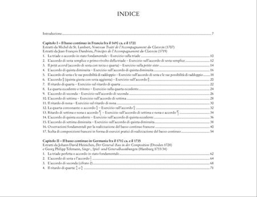 Fondamenti di prassi del basso continuo nel secolo XVIII. Metodo basato sulle fonti originali Harpsichord scores gallery preview page 2