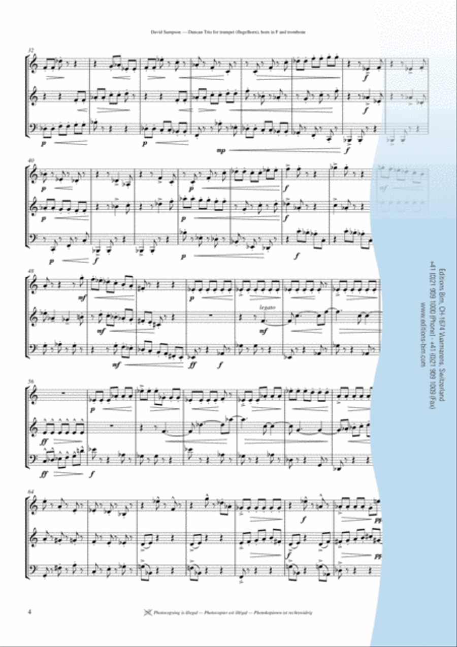 Duncan Trio Horn scores gallery preview page 3