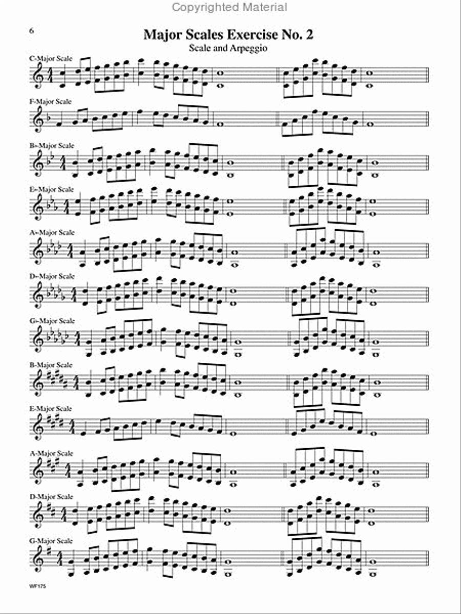 The Complete Scale Compendium for Trumpet Trumpet scores gallery preview page 2