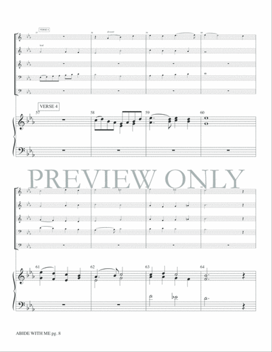 Abide with Me Abide with Me Brass Ensemble scores gallery preview page 10