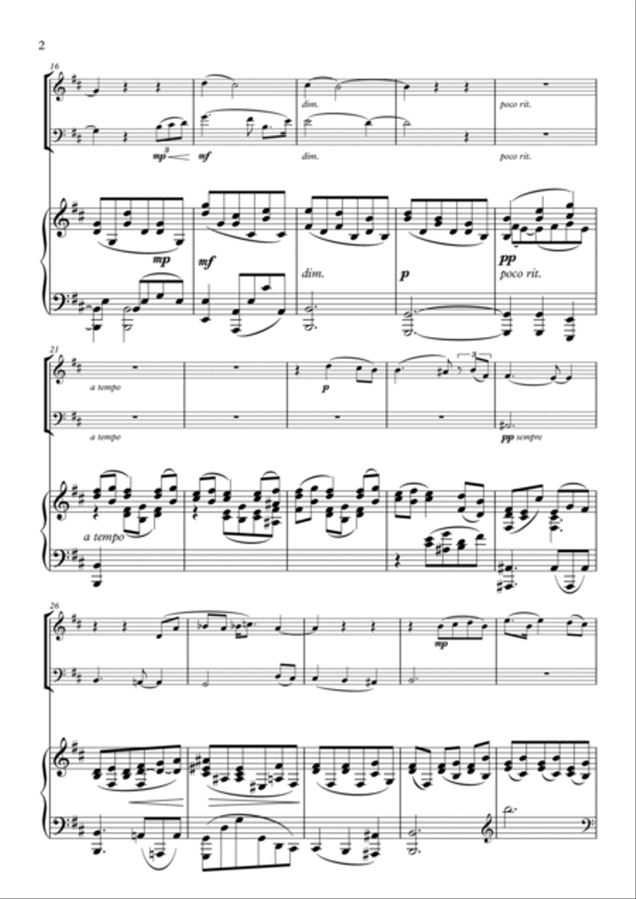 Sleep Sleep Piano Trio scores gallery preview page 2