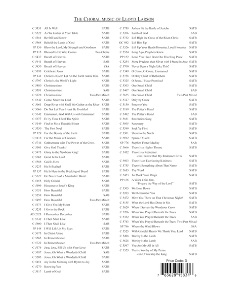 Revelation Song 4-Part scores gallery preview page 12